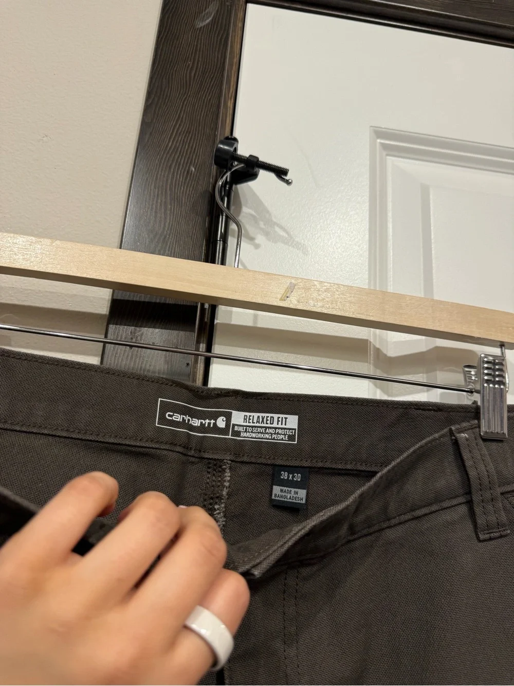 Carhartt Olive Brown Cargo Work Pants